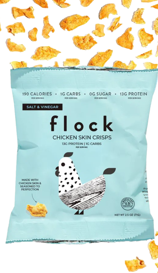 Salt & Vinegar Chicken Skin Crisps