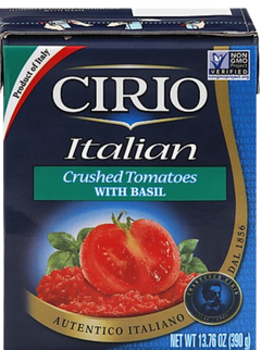 Crushed Tomatoes With Basil (8 Pack)
