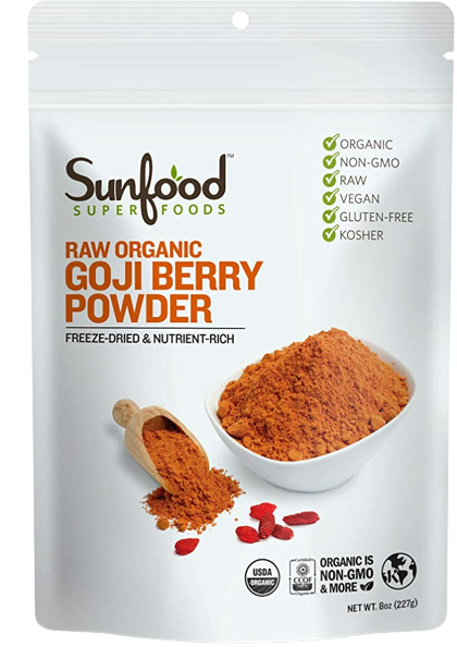 Raw Organic Goji Berry Powder
