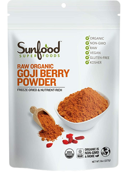 Raw Organic Goji Berry Powder