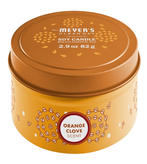 Orange Clove Tin Candle