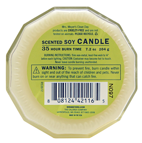 Clean Day Soy Candle