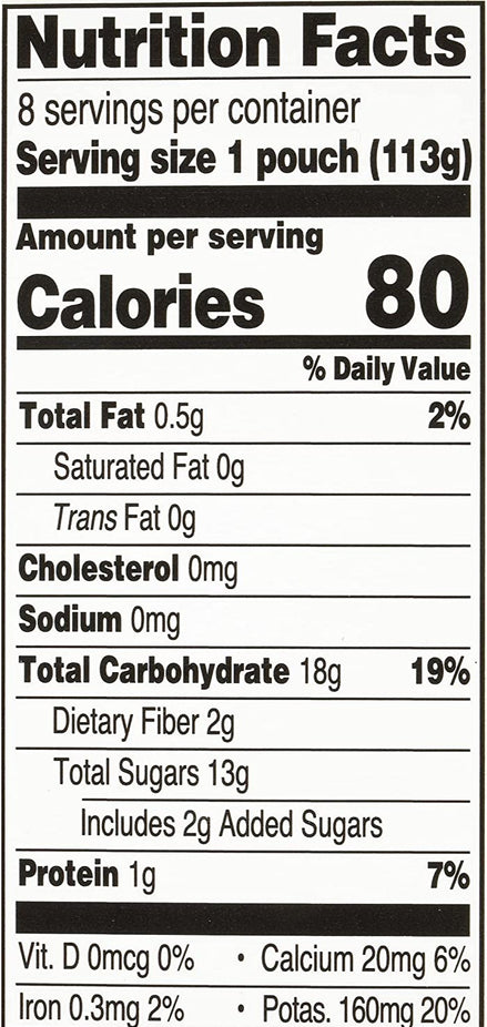 Organic Sweet Potato & Apple Baby Food Puree