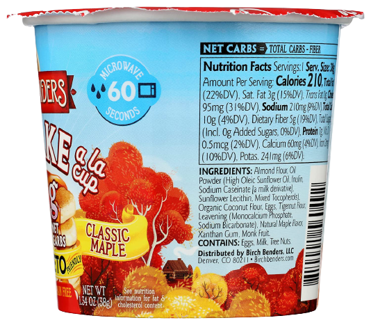 Classic Maple Pancake Cup