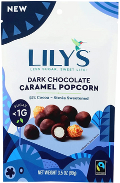 Dark Chocolate Caramel Popcorn