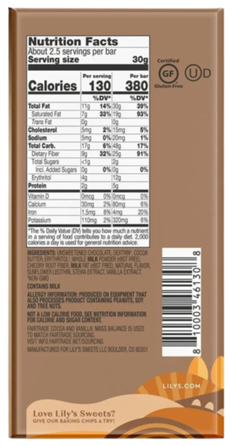 Gingerbread Milk Chocolate Style Bar