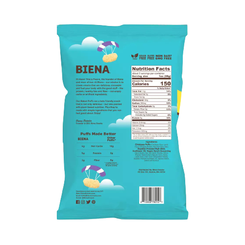 Vegan Ranch Baked Puffs