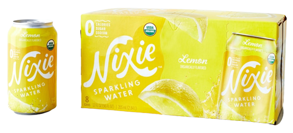 Organic Lemon Sparkling Water 8Pk
