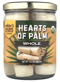 Organic Whole Hearts Of Palm
