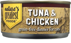 Grain-Free Cat Food Tuna & Topping Chicken