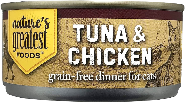 Grain-Free Cat Food Tuna & Topping Chicken