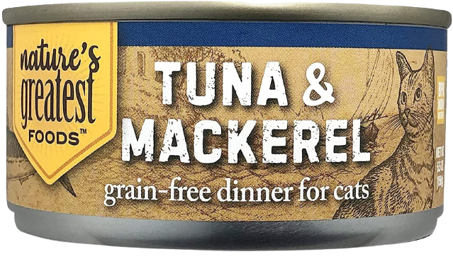 Grain-Free Cat Food Tuna & Topping Mackerel