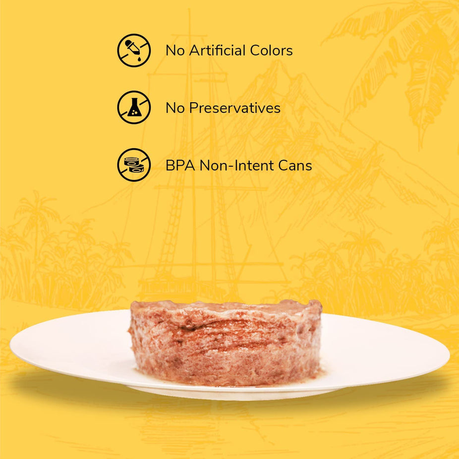 Grain-Free Cat Food Tuna & Topping Mackerel