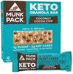 Keto Coconut Cocoa Chip Granola Bar (12 Pack)