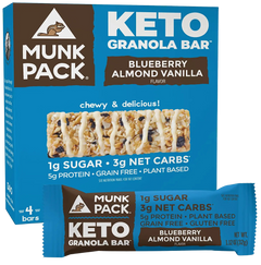 Keto Granola Bar - Blueberry Almond Vanilla (4 Pack)