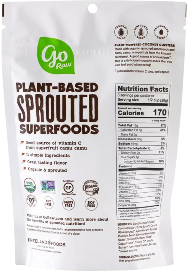 Dark Chocolate Coconut Clusters