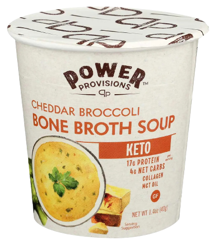 Cheddar Broccoli Bone Broth Soup