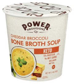 Cheddar Broccoli Bone Broth Soup