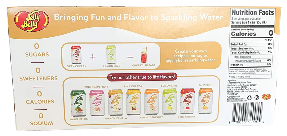 French Vanilla Sparkling Water (8 Pack)