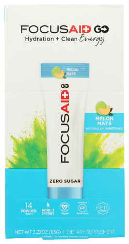 Focusaid Go Melon,  14 Pk