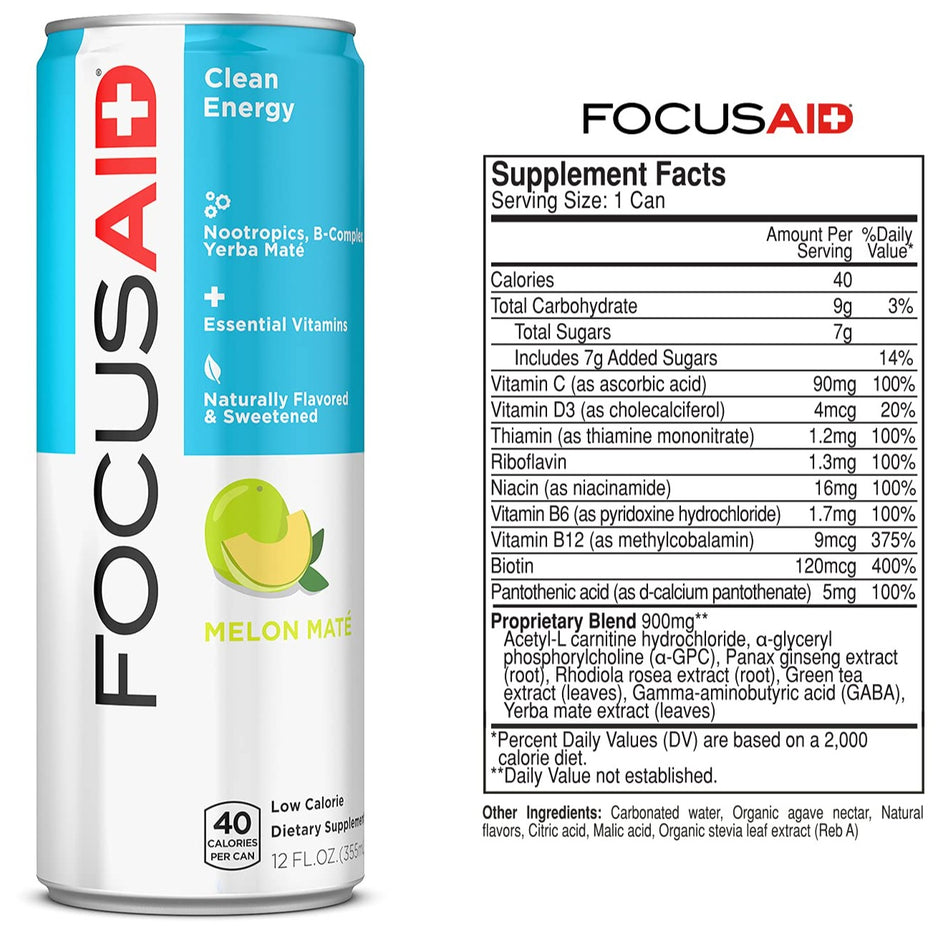 Focusaid Go Melon,  14 Pk