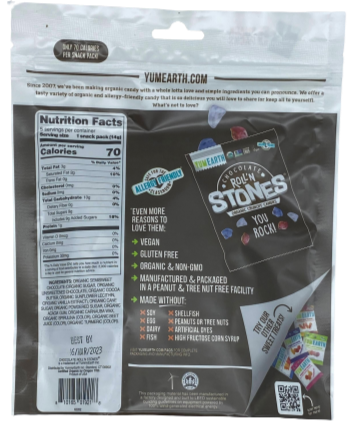 Chocolate Roll`N Stones Crunchy Candies