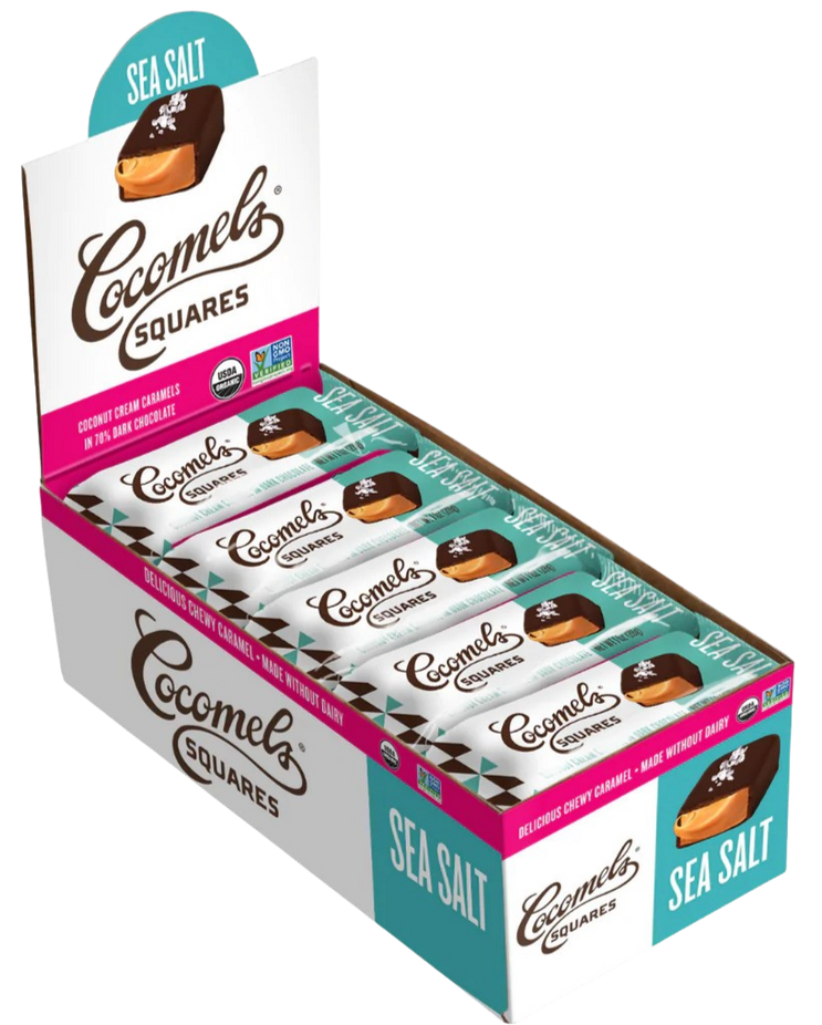 Sea Salt Chocolate Squares (15 Pack Case)