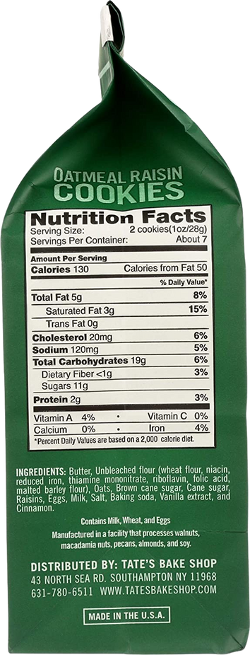 Oatmeal Raisin Cookies