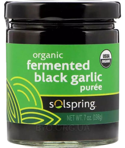 Organic Fermented Black Garlic Puree