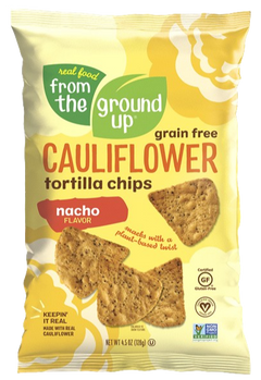 Nacho Cauliflower Tortilla Chips