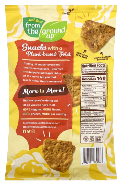 Nacho Cauliflower Tortilla Chips