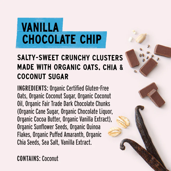 Organic Vanilla Chocolate Chip Granola