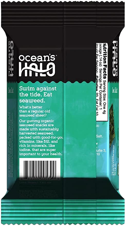 Sea Salt Seaweed Snacks (20 pack)