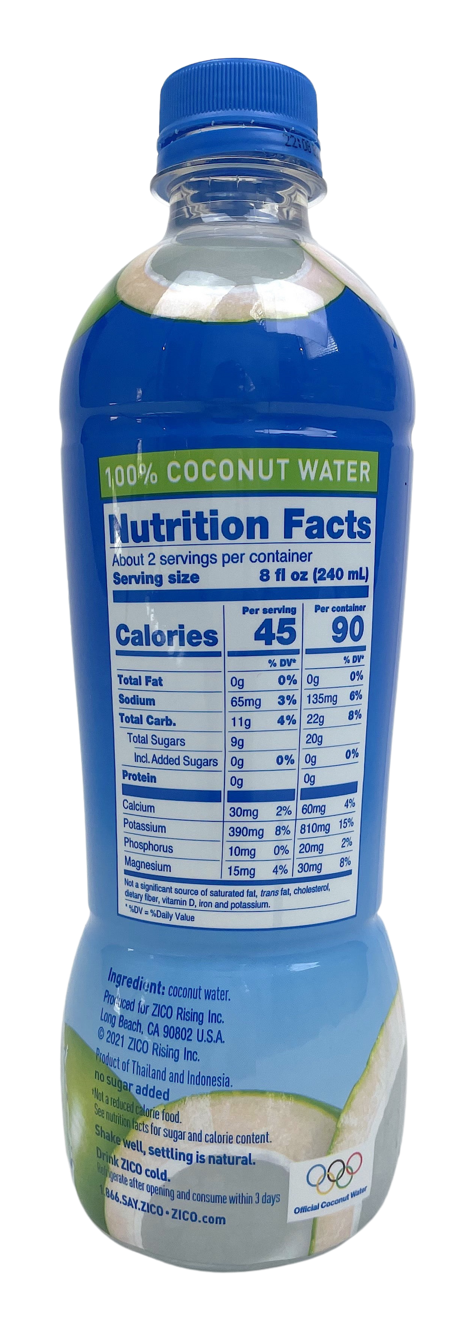 No Sugar Added Coconut Water