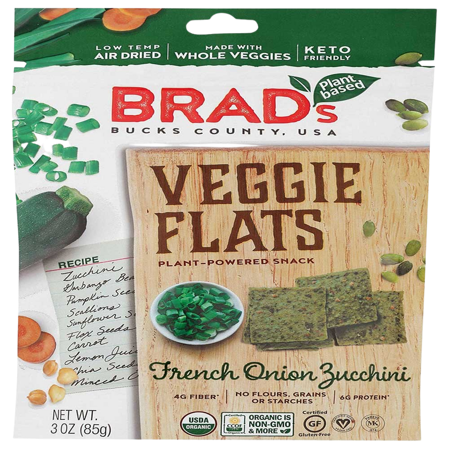 French Onion Zucchini Veggie Flats