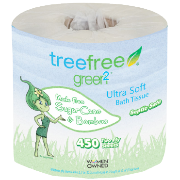 Sugar Cane + Bamboo Toilet Paper 2 Ply