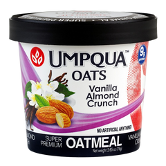 Vanilla Almond Crunch Oatmeal Cups