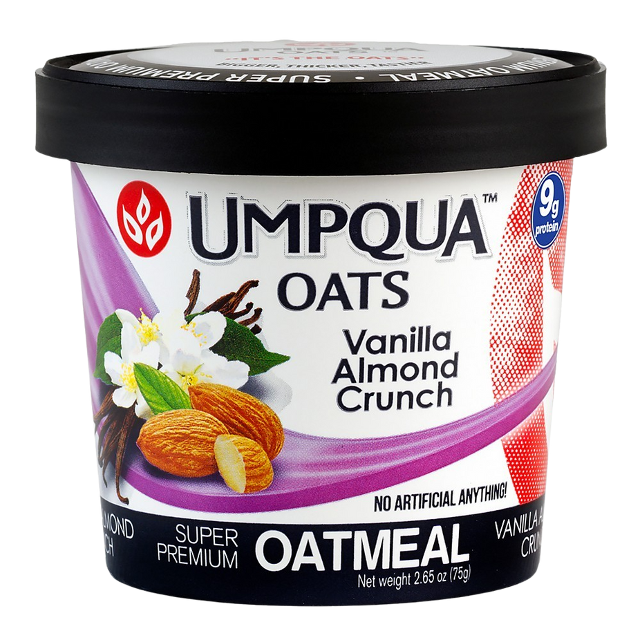 Vanilla Almond Crunch Oatmeal Cups