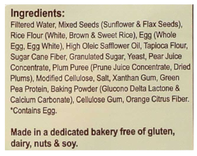 Bread Multigrain Sliced Gf