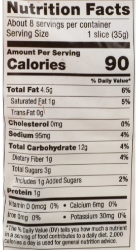 Bread Multigrain Deli Gf