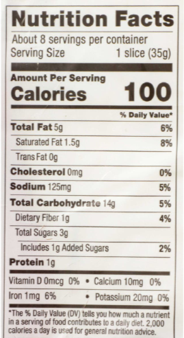 Bread Classic White Deli Gf