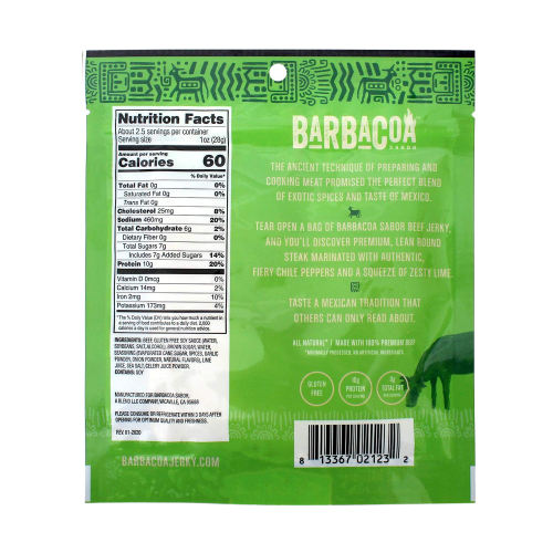 Chili Lime Beef Jerky