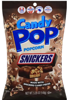 Snickers Candy Pop Popcorn