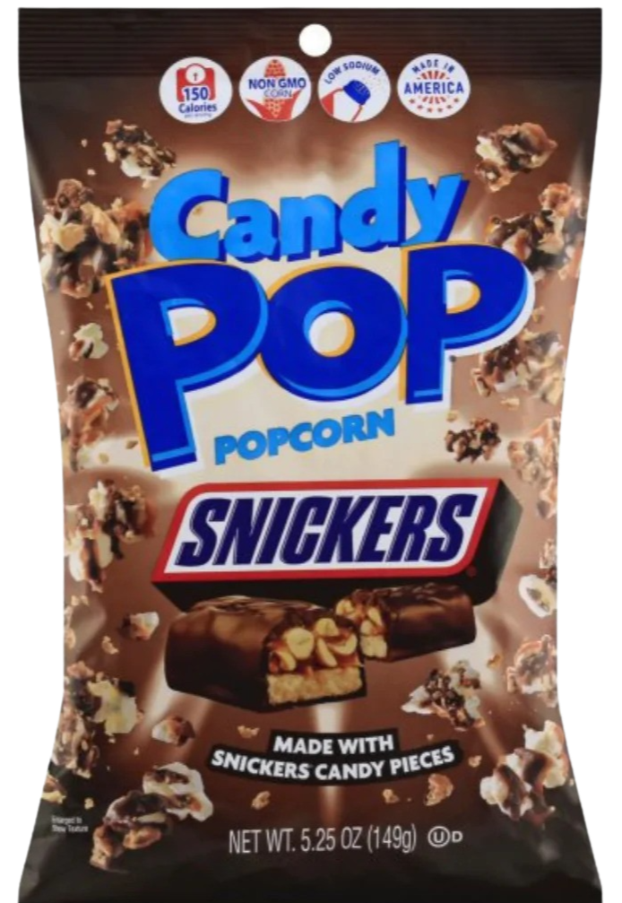 Snickers Candy Pop Popcorn