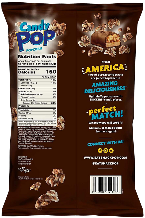 Snickers Candy Pop Popcorn