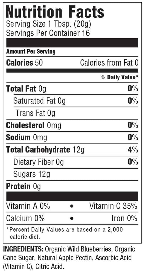 Organic Blueberry Preserves