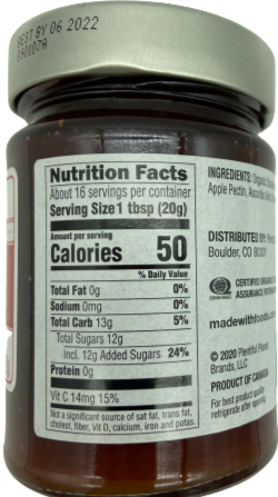 Organic Strawberry Preserves