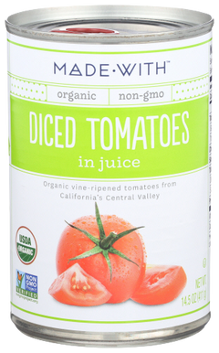 Organic Tomatoes Diced