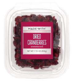 Dried Fruit Cranberries