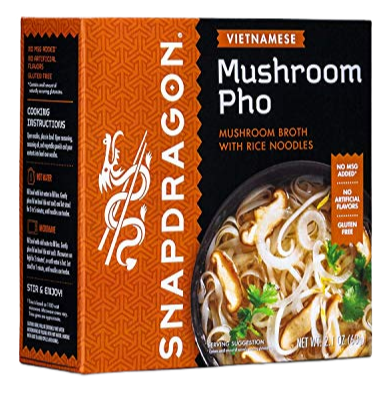 Mushroom Vietnamese Pho Noodle Bowl